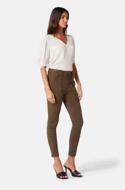 Joie Karemele Short Sleeve Silk Top -Joie Shop 20 3 2088H TP04194 PORCELAIN 4