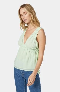 Joie Lytle Cotton Top 8 Joie Lytle Cotton Top -Joie Shop 22 1 009098 TP05063 PSTLGRN LYTLE 3