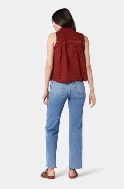 Joie Joesa Sleeveless Cotton Top -Joie Shop 22 2 008959 TP561 RUSSETBROWN JOESA 3