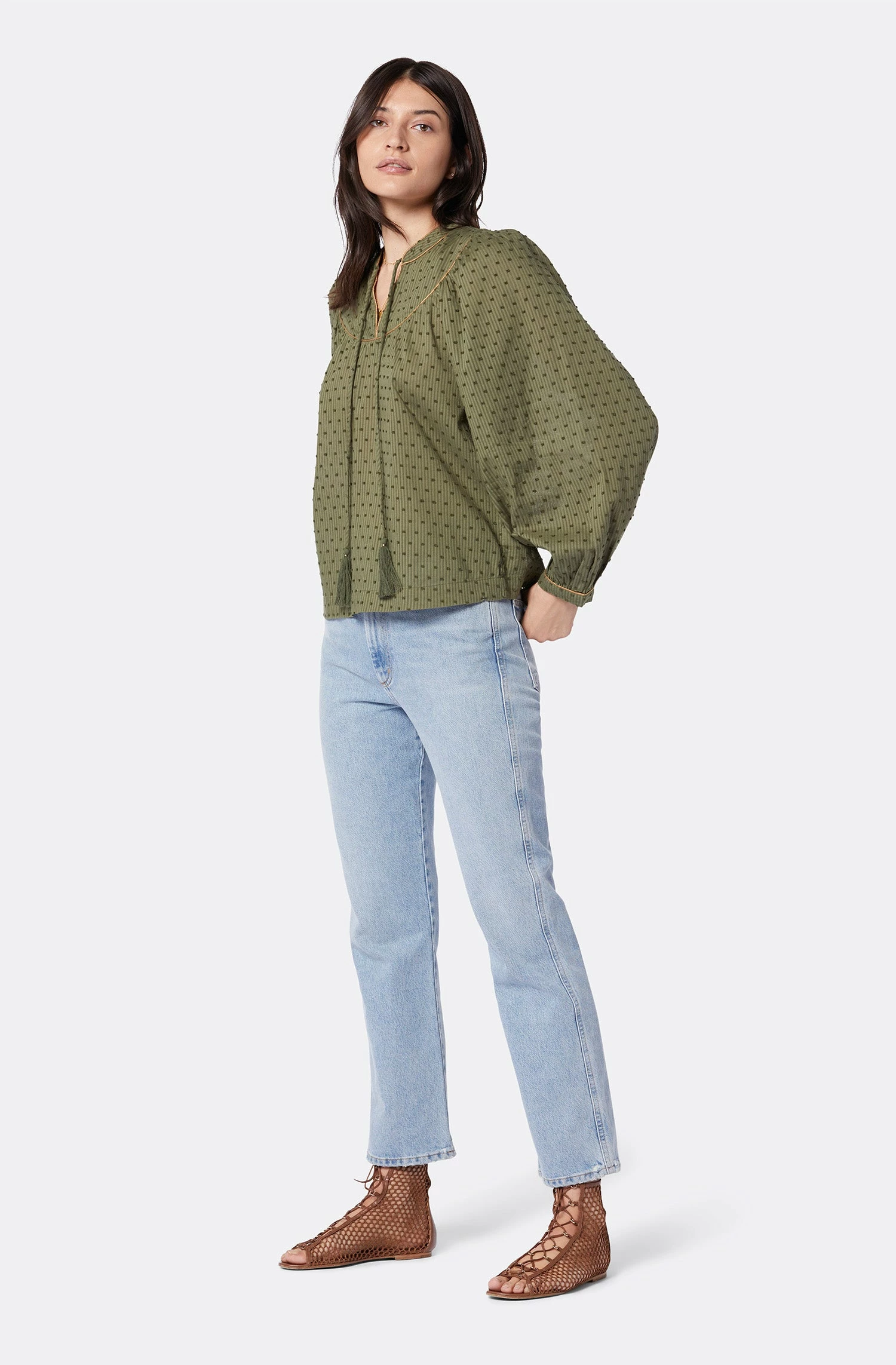 Joie Keena Long Sleeve Cotton Top 2 Joie Keena Long Sleeve Cotton Top - Image 2