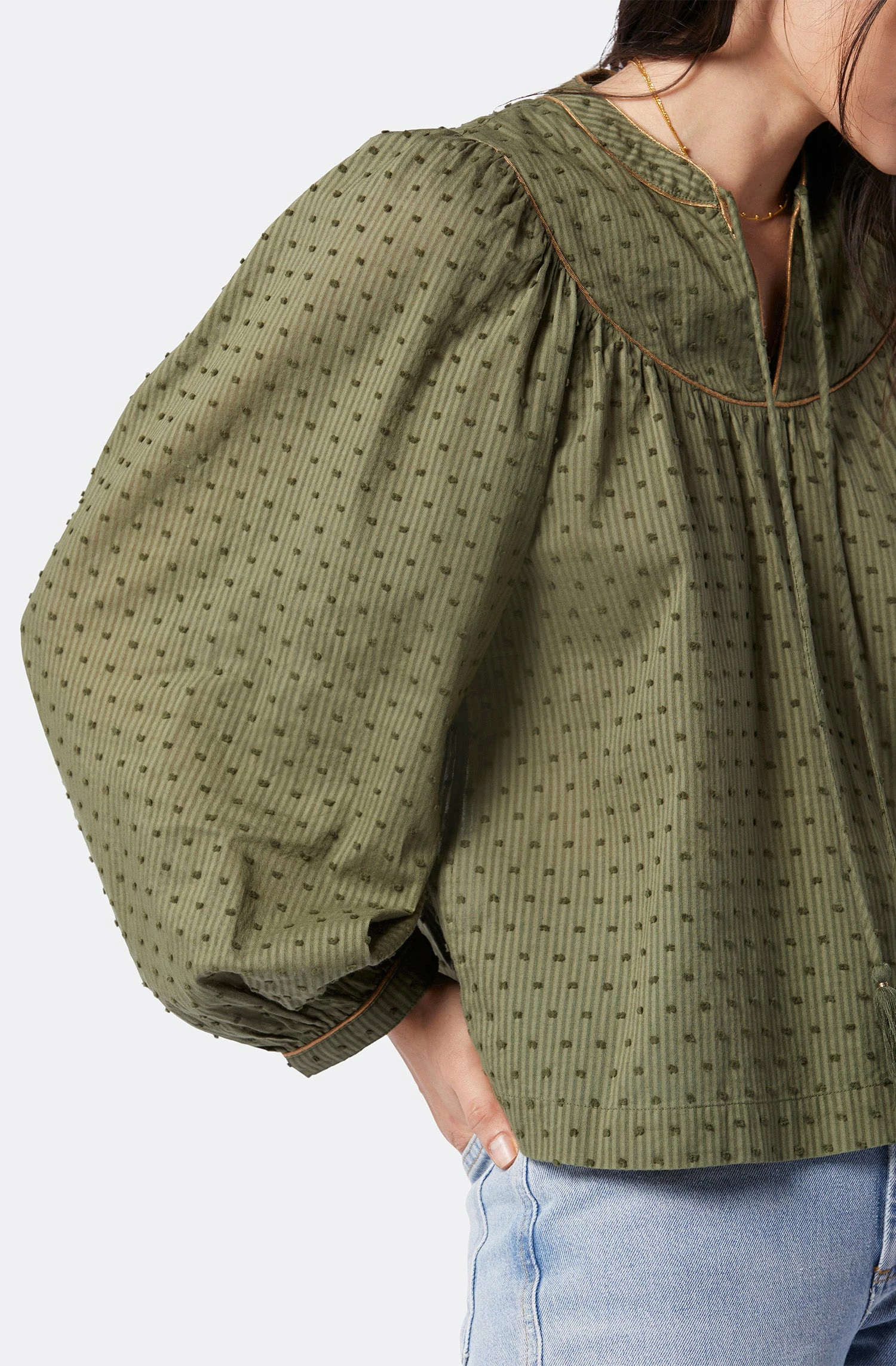 Joie Keena Long Sleeve Cotton Top 3 Joie Keena Long Sleeve Cotton Top - Image 3