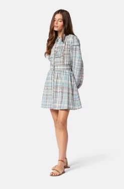 Joie Charmese Mini Cotton Dress -Joie Shop 22 2 009041 DR03264C ADRIATICBLUEMULTI CHARMESSESHORTDRESS 3