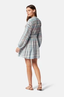 Joie Charmese Mini Cotton Dress -Joie Shop 22 2 009041 DR03264C ADRIATICBLUEMULTI CHARMESSESHORTDRESS 5