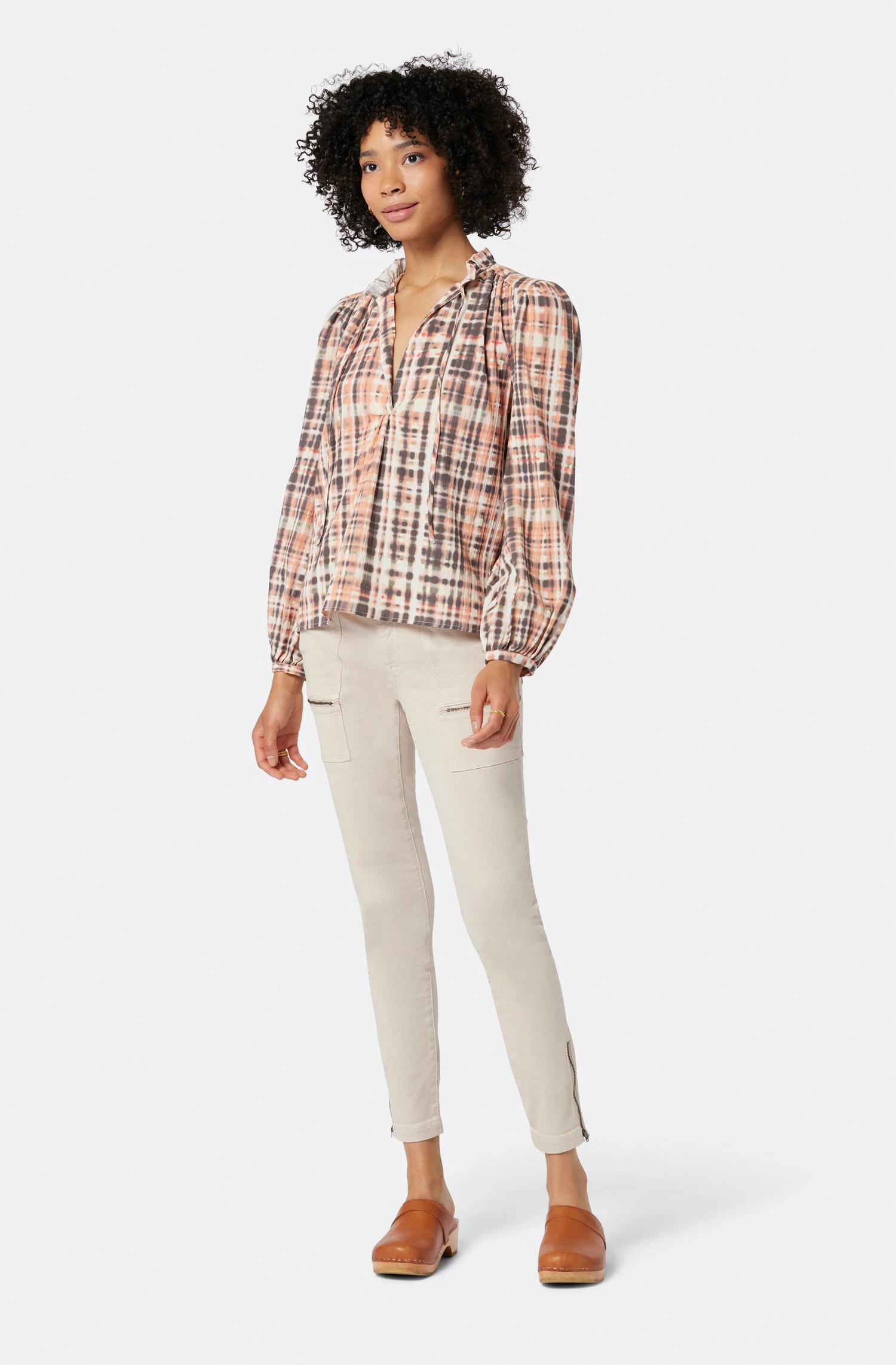 Joie Jindrah Long Sleeve Cotton Top 2 Joie Jindrah Long Sleeve Cotton Top - Image 2