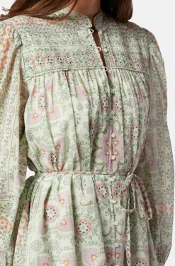 Joie Challensia Mini Cotton Dress -Joie Shop 22 2 009231 DR03306 SHALEGREENMULTI CHALLENSIA 6