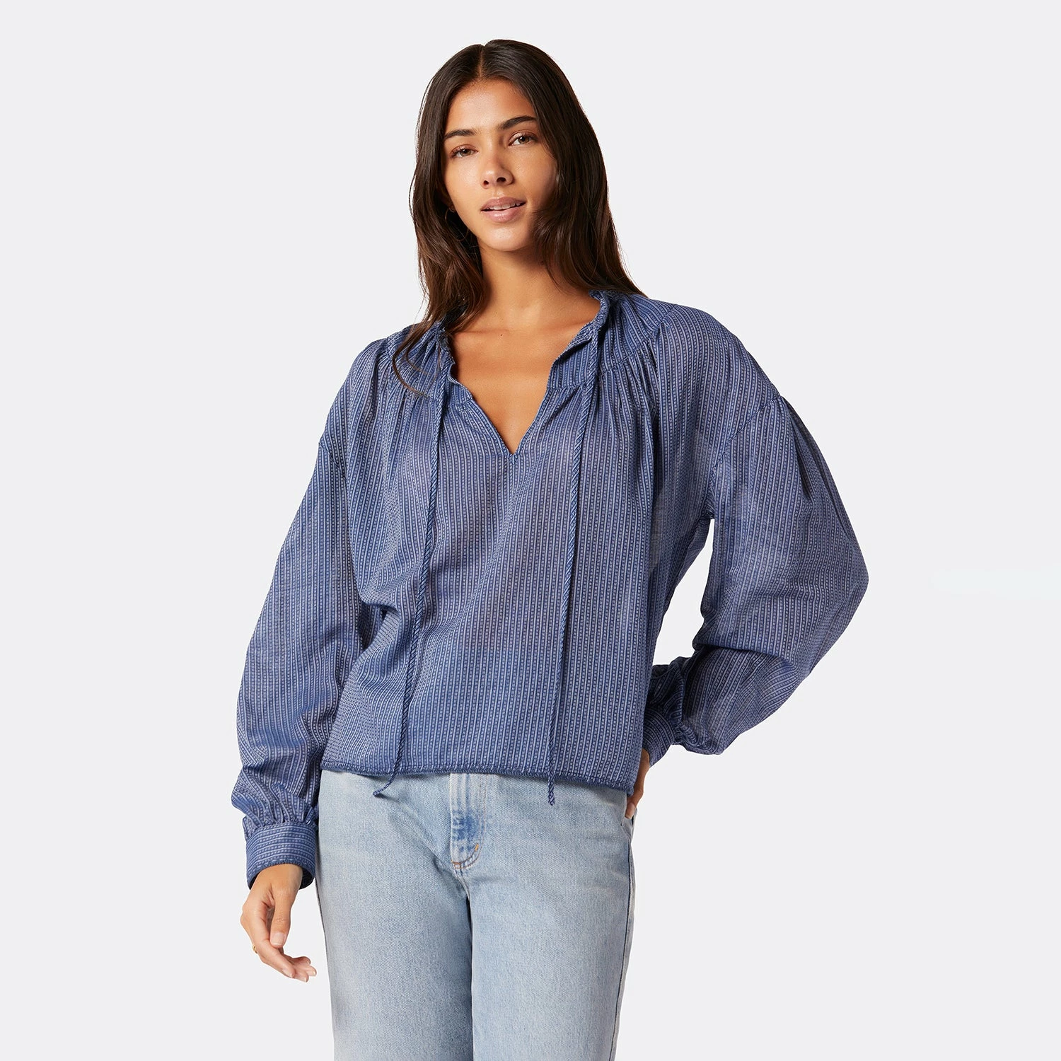 Joie Marquet Long Sleeve Cotton Top 7 Joie Marquet Long Sleeve Cotton Top - Image 7