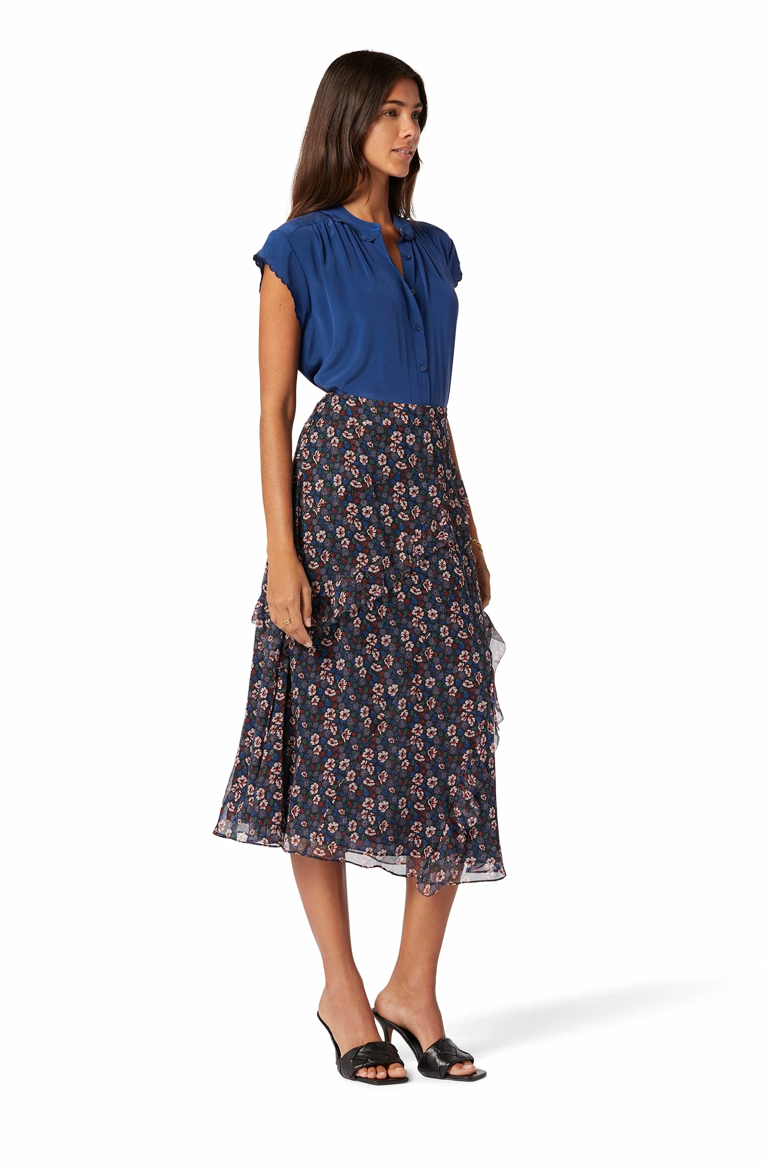 Joie Caillie Midi Silk Skirt 5 Joie Caillie Midi Silk Skirt - Image 5