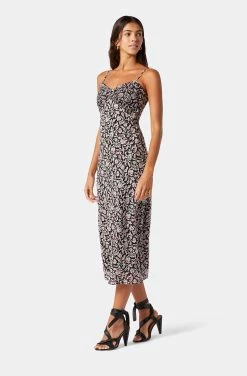 Joie Dauphine Midi Cotton Dress -Joie Shop 22 3 009161 DR03524I CAVIARMULTI DAUPHINE 3