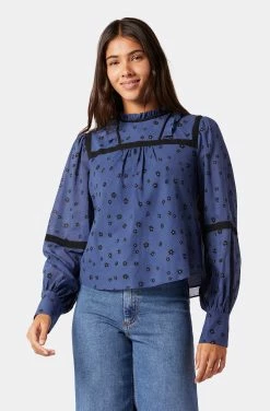 Joie Duras Long Sleeve Cotton Top