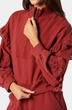 Joie Camille Cotton Sweater -Joie Shop 22 3 009186 SS00987 RUSSETBROWN CAMILLE 6