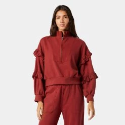 Joie Camille Cotton Sweater -Joie Shop 22 3 009186 SS00987 RUSSETBROWN CAMILLE DPA2