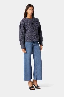 Joie Malet Jacket -Joie Shop 22 3 009189 OW01412 MIDNIGHTNAVYMULTI MALET 4