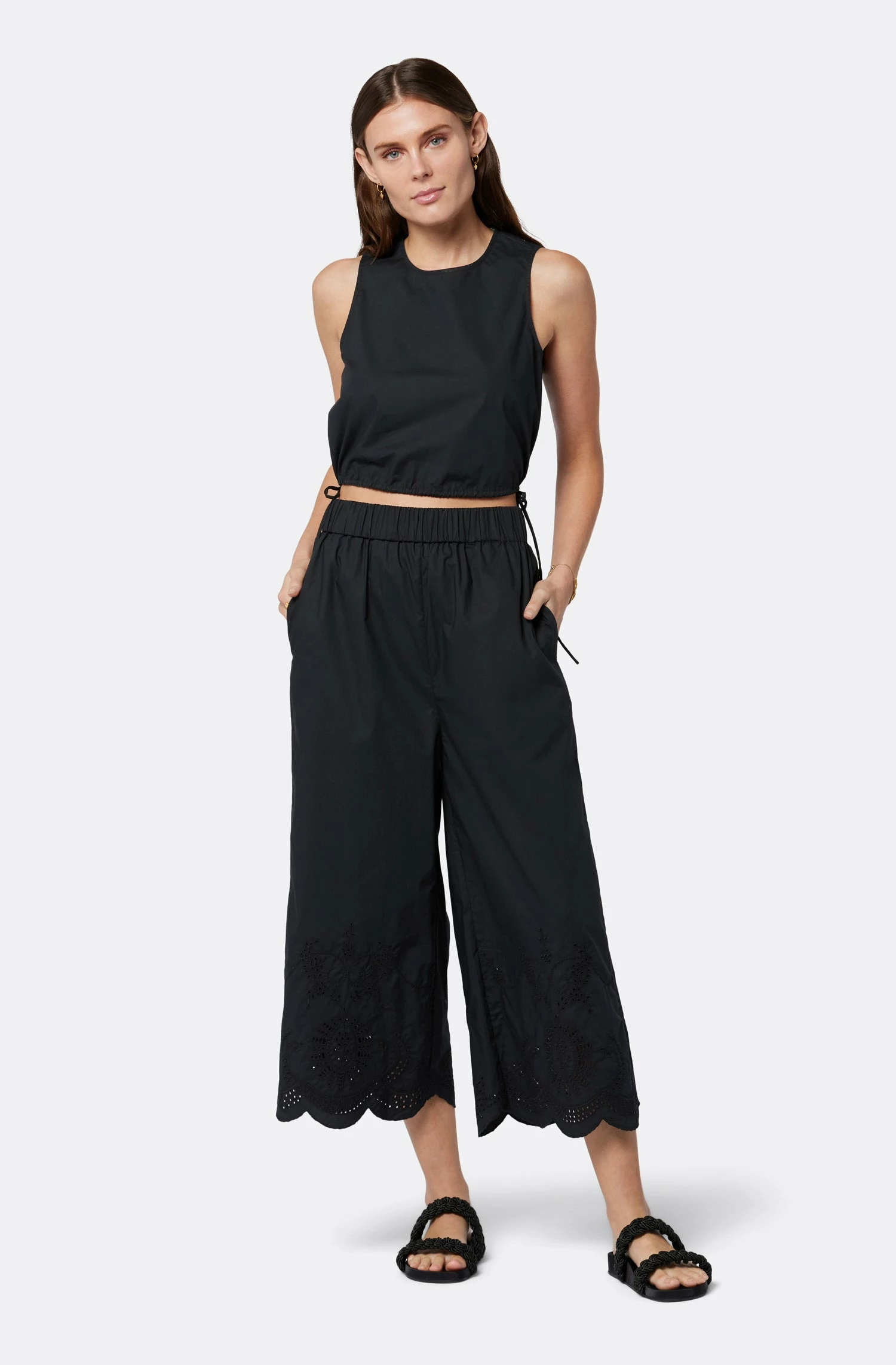 Joie Florence Cropped Cotton Pant 2 Joie Florence Cropped Cotton Pant - Image 2