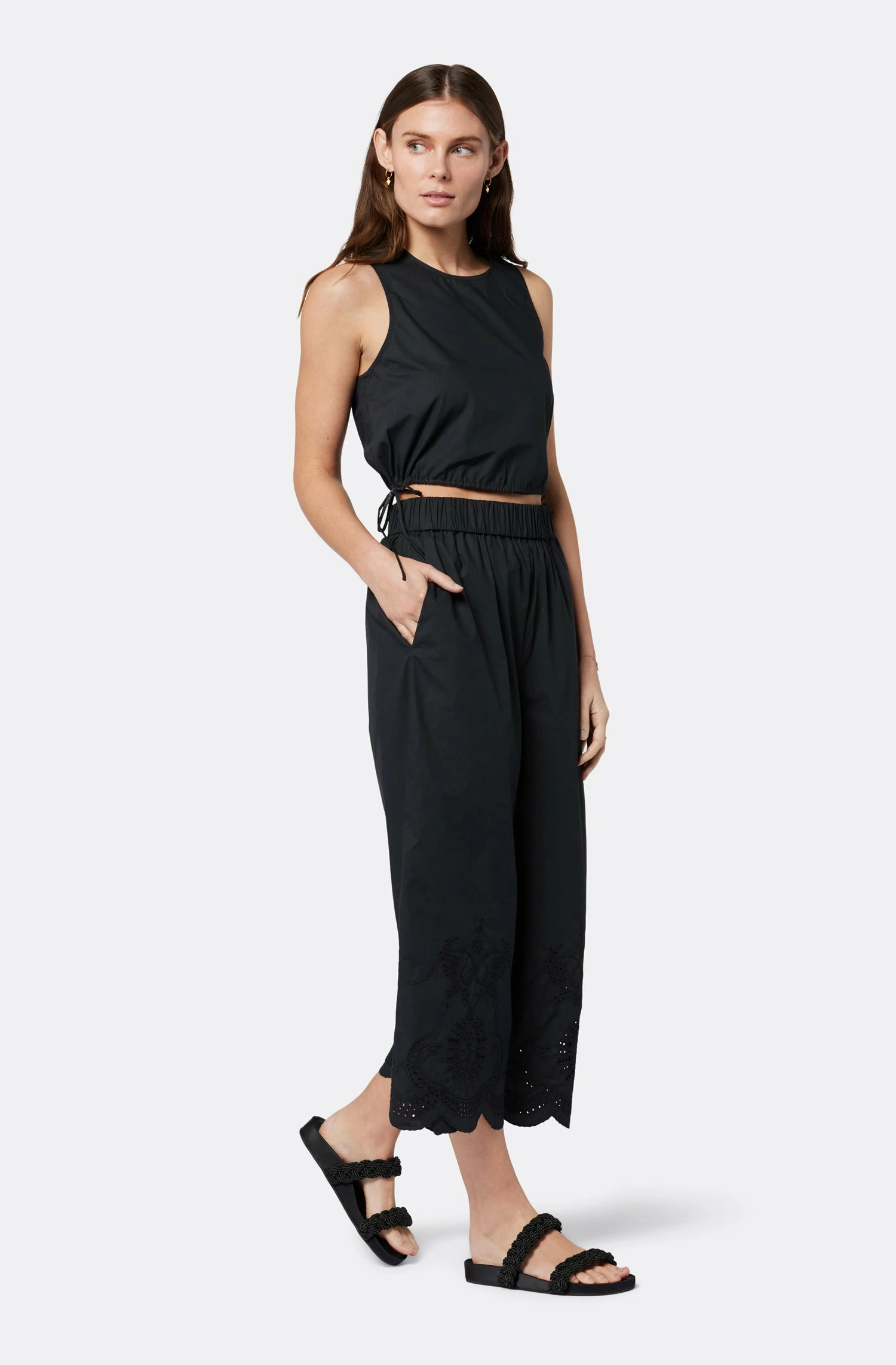 Joie Florence Cropped Cotton Pant 4 Joie Florence Cropped Cotton Pant - Image 4