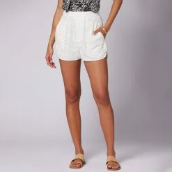 Joie Lawren Cotton Shorts -Joie Shop B0056F9327 PRCL 4 DPA