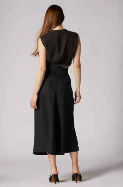 Joie Aryanna Midi Linen Skirt -Joie Shop B0057F889 CAV 2