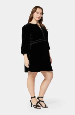 Joie Renata Velvet Mini Dress 22 Joie Renata Velvet Mini Dress -Joie Shop D0005X07636 CAV 3