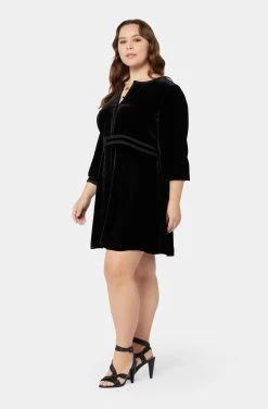 Joie Renata Velvet Mini Dress 25 Joie Renata Velvet Mini Dress -Joie Shop D0005X07636 CAV 4