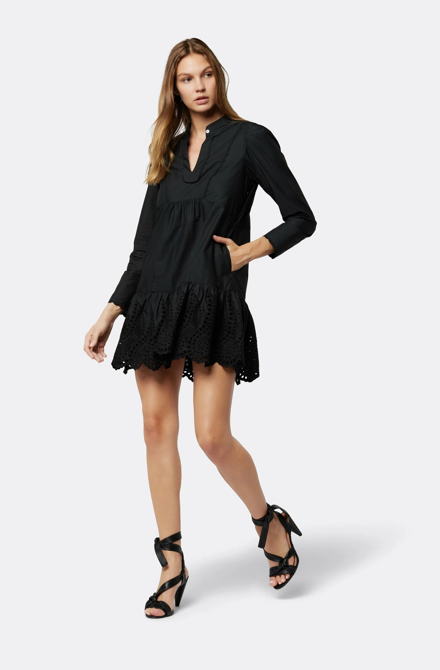 Joie Dawn Mini Cotton Dress 1 Joie Dawn Mini Cotton Dress