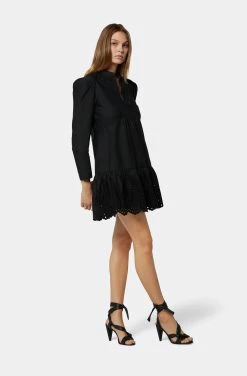 Joie Dawn Mini Cotton Dress 11 Joie Dawn Mini Cotton Dress -Joie Shop D0016F02536 CAV 4