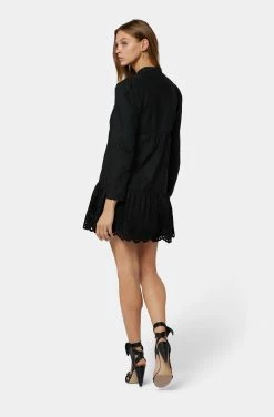 Joie Dawn Mini Cotton Dress 12 Joie Dawn Mini Cotton Dress -Joie Shop D0016F02536 CAV 5