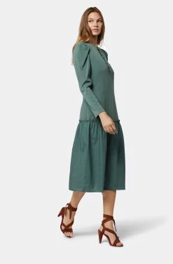 Joie Nova Midi Dress -Joie Shop D0019F09249 SLPN 3