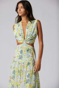 Joie Maeve Midi Silk Dress -Joie Shop D0024BA0007 CLNM 454