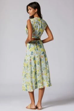 Joie Maeve Midi Silk Dress -Joie Shop D0024BA0007 CLNM 460