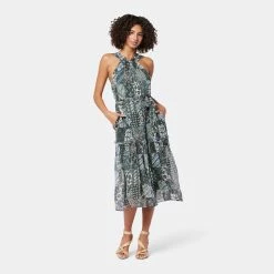 Joie Freya Midi Silk Dress 19 Joie Freya Midi Silk Dress -Joie Shop D0025A9361 DKGL 1 DPA