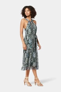 Joie Freya Midi Silk Dress 16 Joie Freya Midi Silk Dress -Joie Shop D0025A9361 DKGL 3