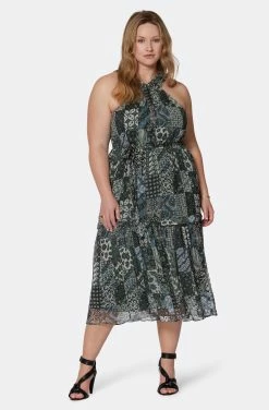 Joie Freya Midi Silk Dress 24 Joie Freya Midi Silk Dress -Joie Shop D0025X9361 DKGL 1