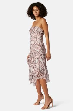 Joie Vivienne Midi Silk Dress -Joie Shop D0033A9366 GLLM 3