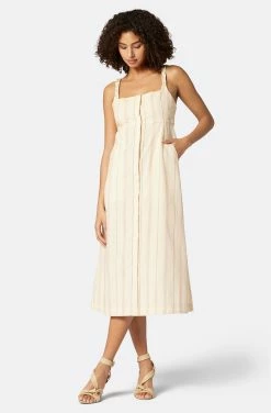 Joie Francesca Midi Linen Dress
