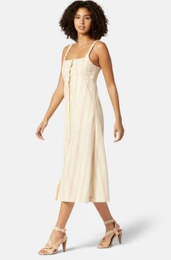 Joie Francesca Midi Linen Dress -Joie Shop D0046A9372 INTM 3