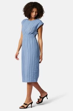 Joie Natalia Midi Cotton Dress -Joie Shop D0053BF9313 CYBL 3