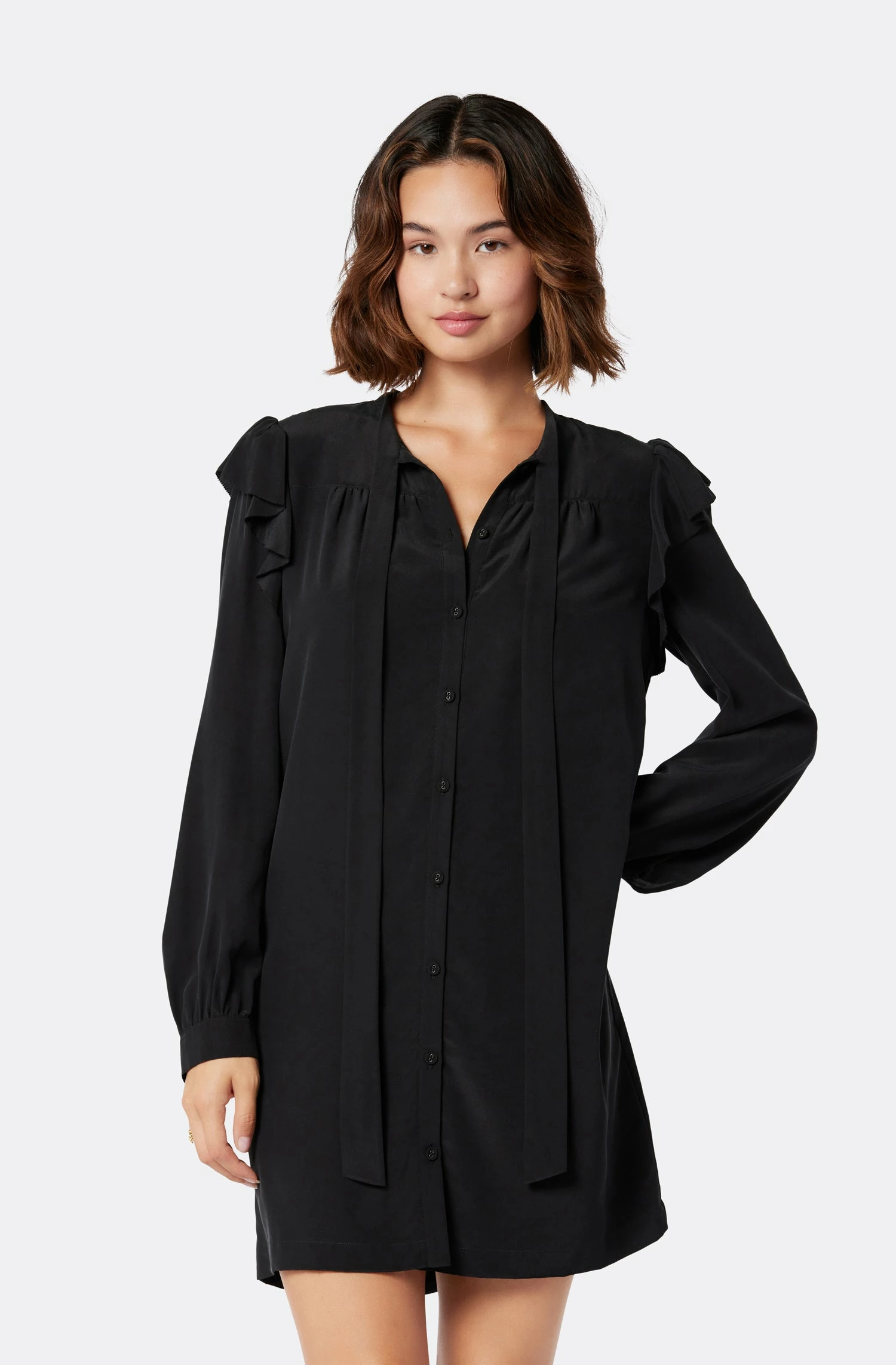 Joie Eloise Mini Silk Dress 2 Joie Eloise Mini Silk Dress - Image 2