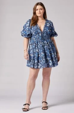 Joie Lucia Mini Cotton Dress -Joie Shop D0066XA9370 NVBM 1 b0197737 64e7 4800 a637 fc257bab16aa