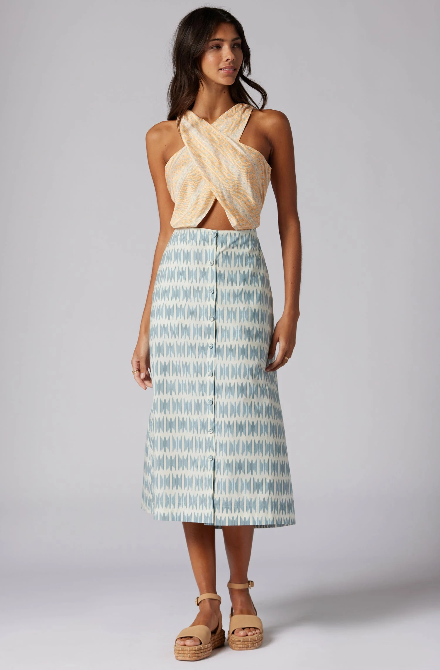 Joie Flippa Midi Cotton Dress 1 Joie Flippa Midi Cotton Dress