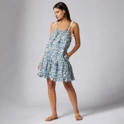 Joie Nala Mini Linen Dress -Joie Shop D0075A0006 PNIT 1 DPA