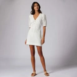 Joie Lexie Mini Cotton Dress 9 Joie Lexie Mini Cotton Dress -Joie Shop D0077F337 PRCL 1 DPA