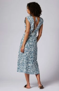 Joie Ember Midi Linen Dress -Joie Shop D0143A0006 PNIT 2