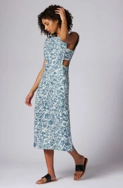 Joie Ember Midi Linen Dress -Joie Shop D0143A0006 PNIT 3