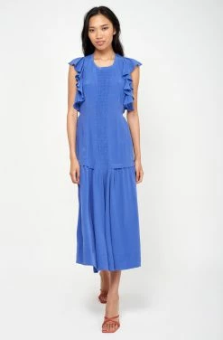 Joie Polly Midi Silk Dress