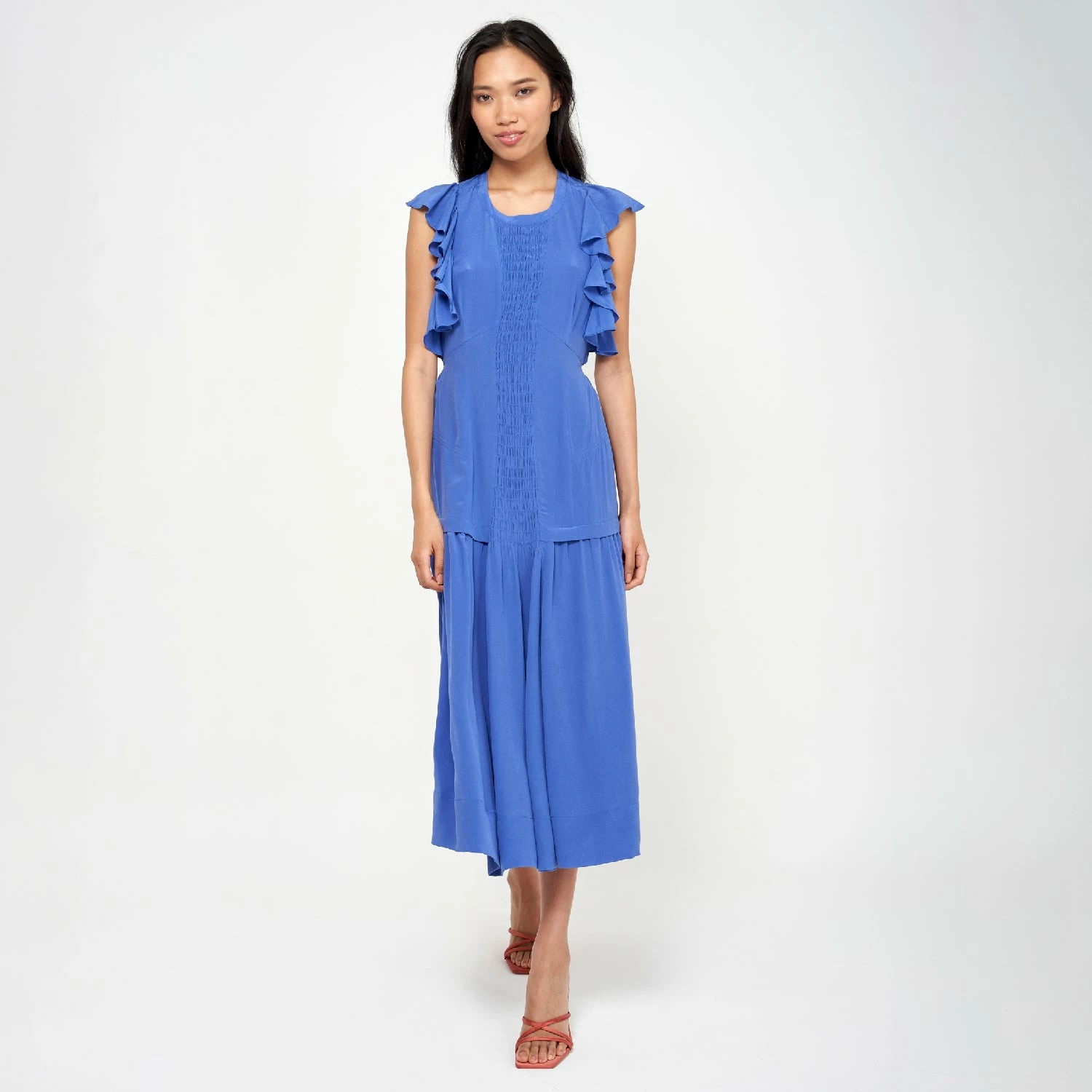 Joie Polly Midi Silk Dress 5 Joie Polly Midi Silk Dress - Image 5
