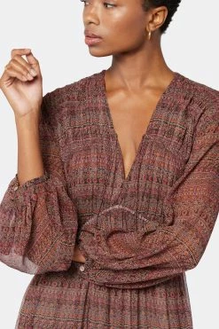 Joie Alquina Midi Silk Dress -Joie Shop D3275A09300 AFRM 6