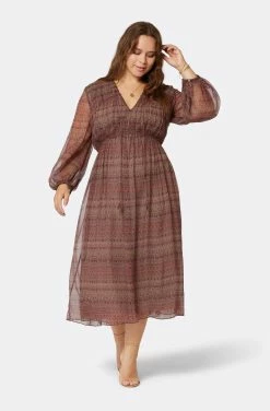 Joie Alquina Midi Silk Dress -Joie Shop D3275X09300 AFRM 1