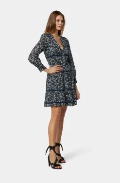 Joie Meredine Mini Cotton Dress -Joie Shop D3321CA9314 NVBM 4