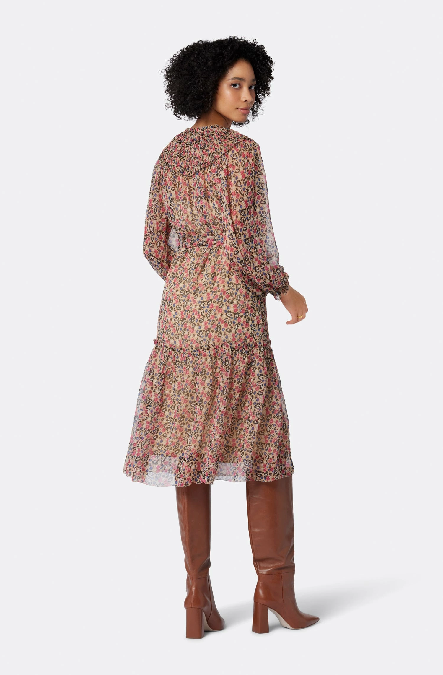 Joie Peoria Silk Midi Dress 6 Joie Peoria Silk Midi Dress - Image 6