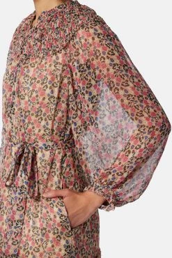 Joie Peoria Silk Midi Dress 10 Joie Peoria Silk Midi Dress -Joie Shop DR032699127 PLKM 6