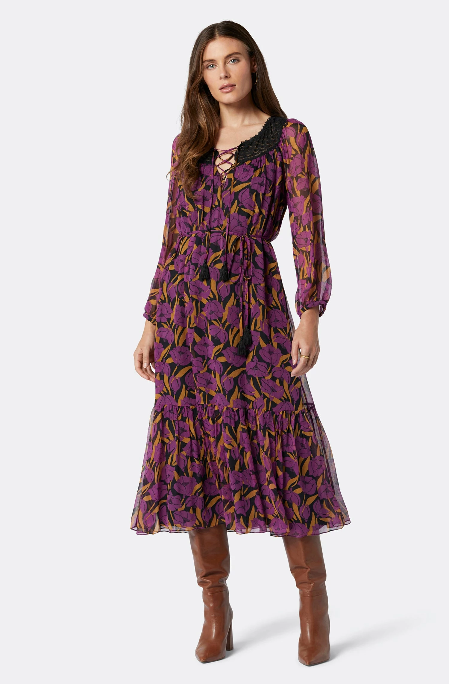 Joie Arioste Midi Silk Dress 1 Joie Arioste Midi Silk Dress
